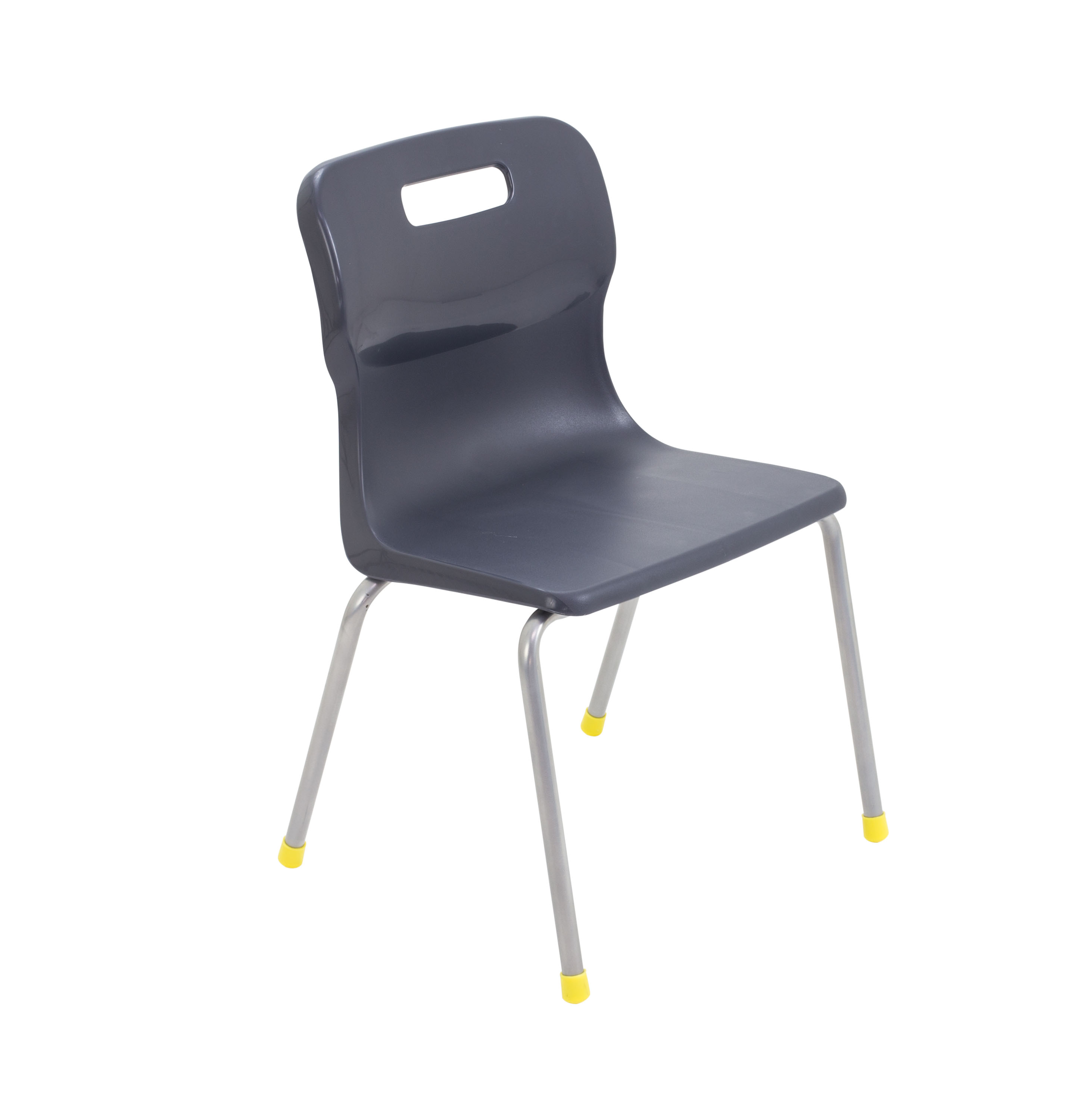 Aria 4 Leg Chair Size 3 - 350mm Seat Height - Charcoal (3-5 day delivery)